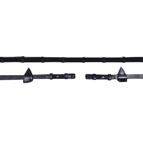 Dyon Web Reins With Leather Stoppers