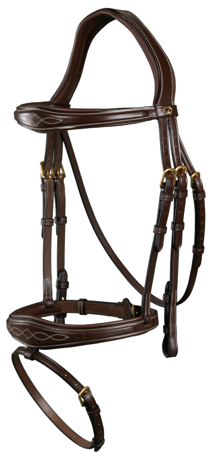 Dyon Anatomic Flash Noseband Bridle