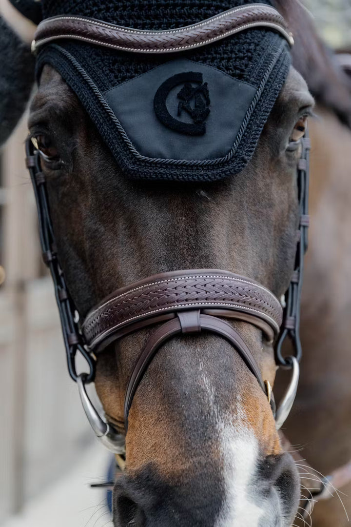 Kentucky Horsewear Fly Veil Wellington 3D Logo Soundless