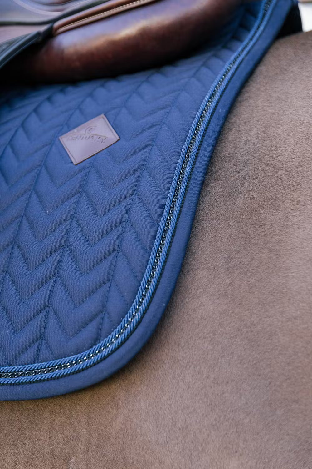 Kentucky Horsewear Saddle Pad Metal Chain Jumping