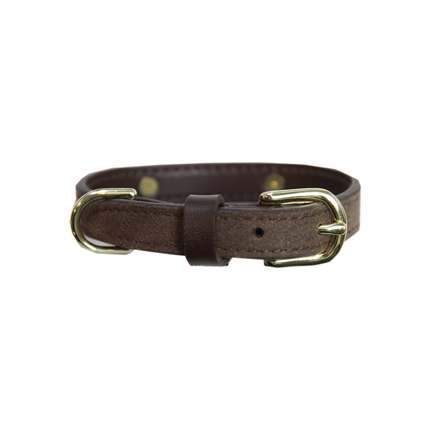 Kentucky Horsewear Dog Collar Velvet Leather