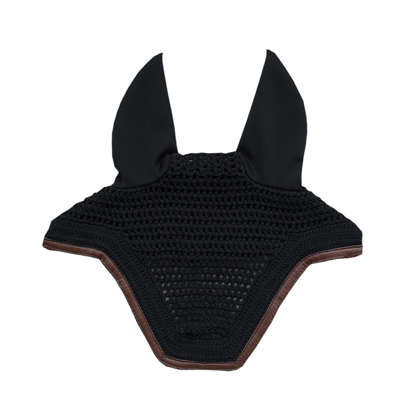 Kentucky Horsewear Fly Veil Wellington Leather Soundless