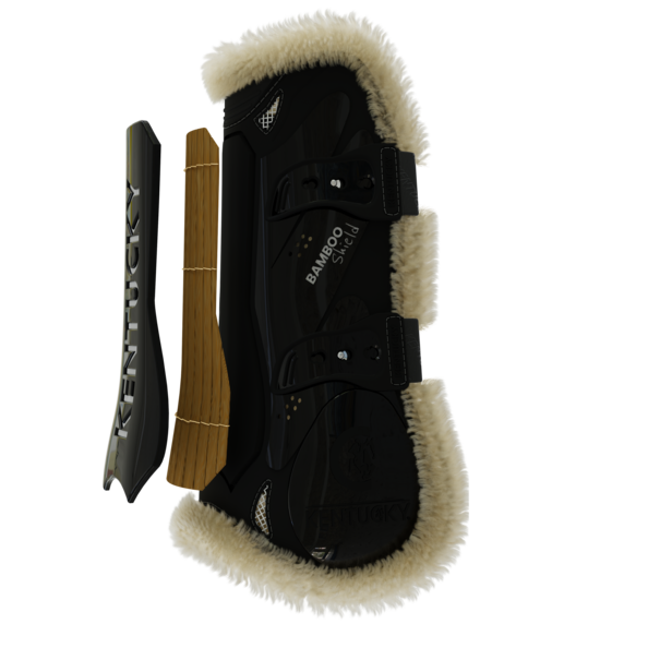 Kentucky Horsewear Vegan Sheepskin Tendon Boots Bamboo Elastic
