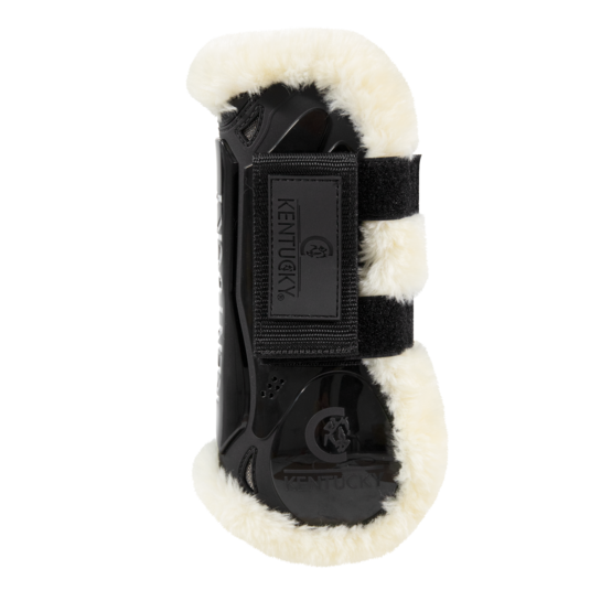 Kentucky Horsewear Vegan Sheepskin Tendon Boots Velcro