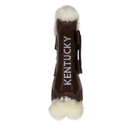 Kentucky Horsewear Vegan Sheepskin Tendon Boots Velcro