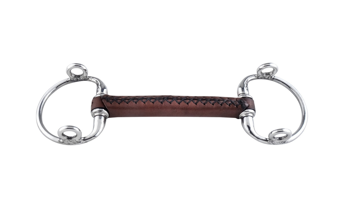 Trust Equestrian Eggbut Gag Leather Bit