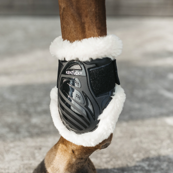Kentucky Horsewear Vegan Sheepskin Young Horse Fetlock Boots