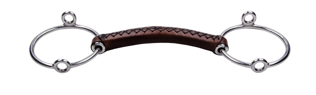Trust Equestrian Loose Ring Gag Leather Bit