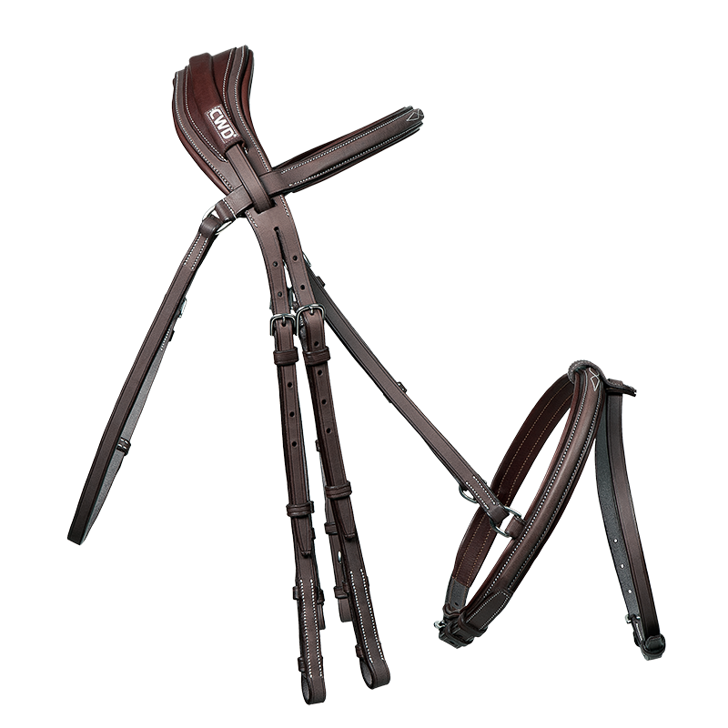 CWD Anatomic Bridle With Fancy Stitching
