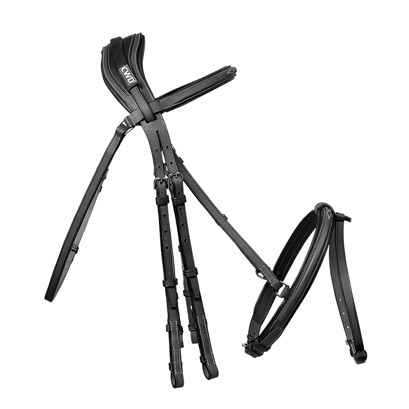 CWD Anatomic Bridle With Fancy Stitching