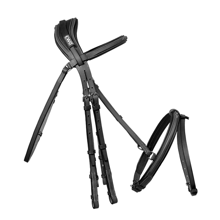 CWD Anatomic Bridle With Fancy Stitching