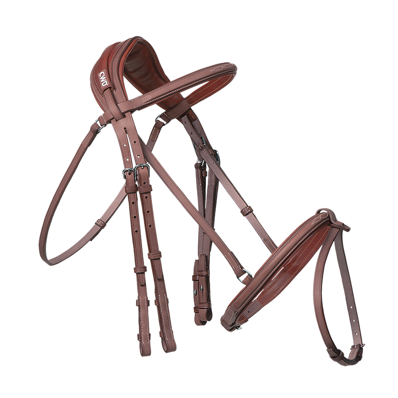 CWD Anatomic Bridle With Fancy Stitching