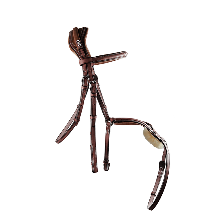 CWD Anatomic Figure Of 8 Noseband Snaffle Bridle