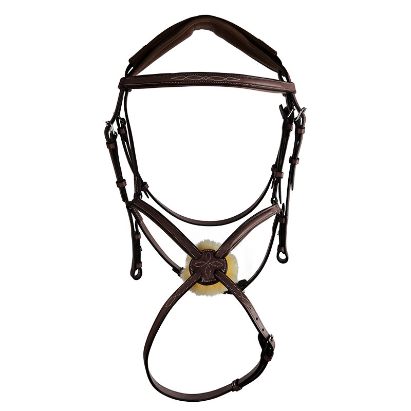 CWD Anatomic Figure Of 8 Noseband Snaffle Bridle