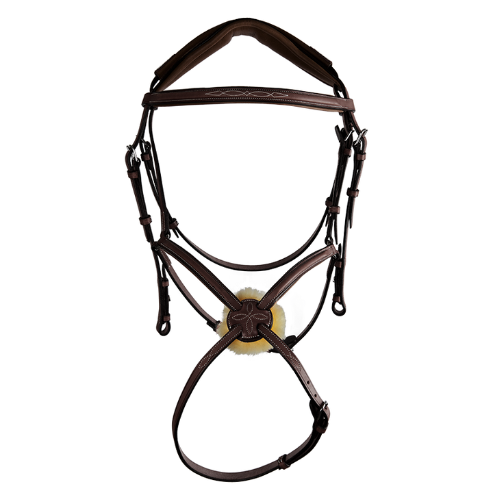 CWD Anatomic Figure Of 8 Noseband Snaffle Bridle