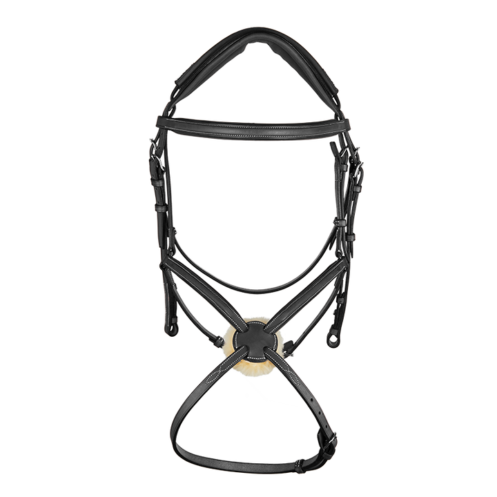 CWD Anatomic Figure Of 8 Noseband Snaffle Bridle