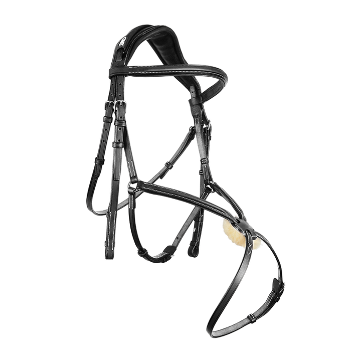CWD Anatomic Figure Of 8 Noseband Snaffle Bridle