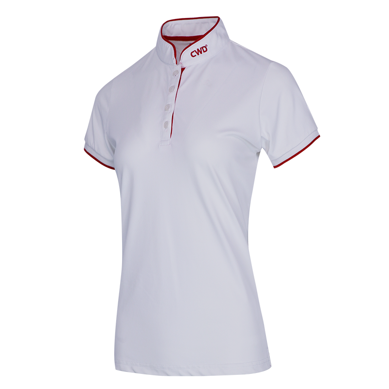 CWD - Womens White Polo (New Collection)