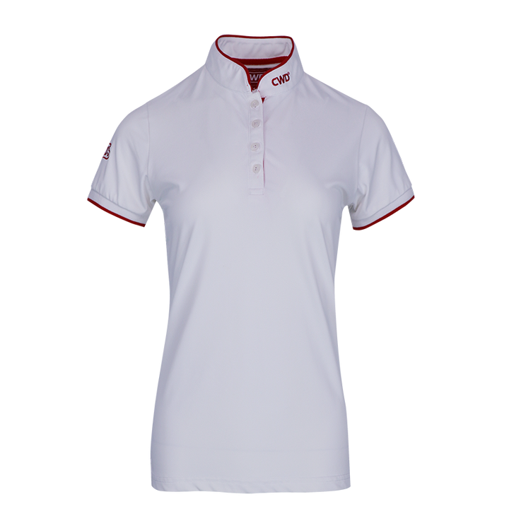 CWD - Womens White Polo (New Collection)