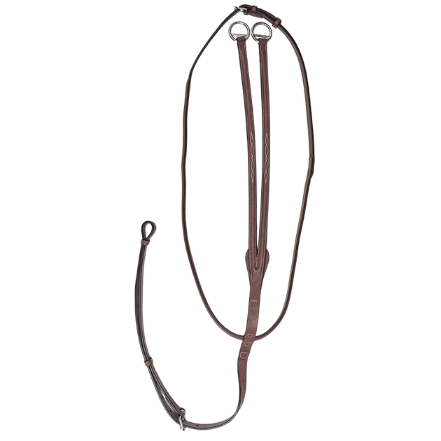 Raised running martingale with fancy stitching Equijump ltd