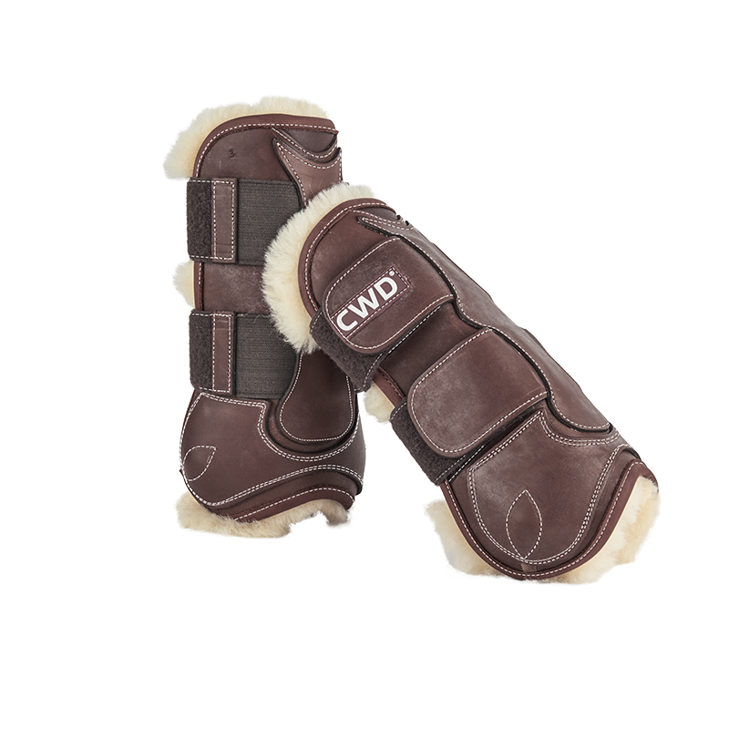 CWD Velcro Tendon Boots With Wool Lining