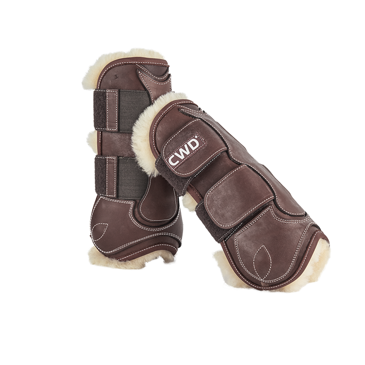 CWD Velcro Tendon Boots With Wool Lining