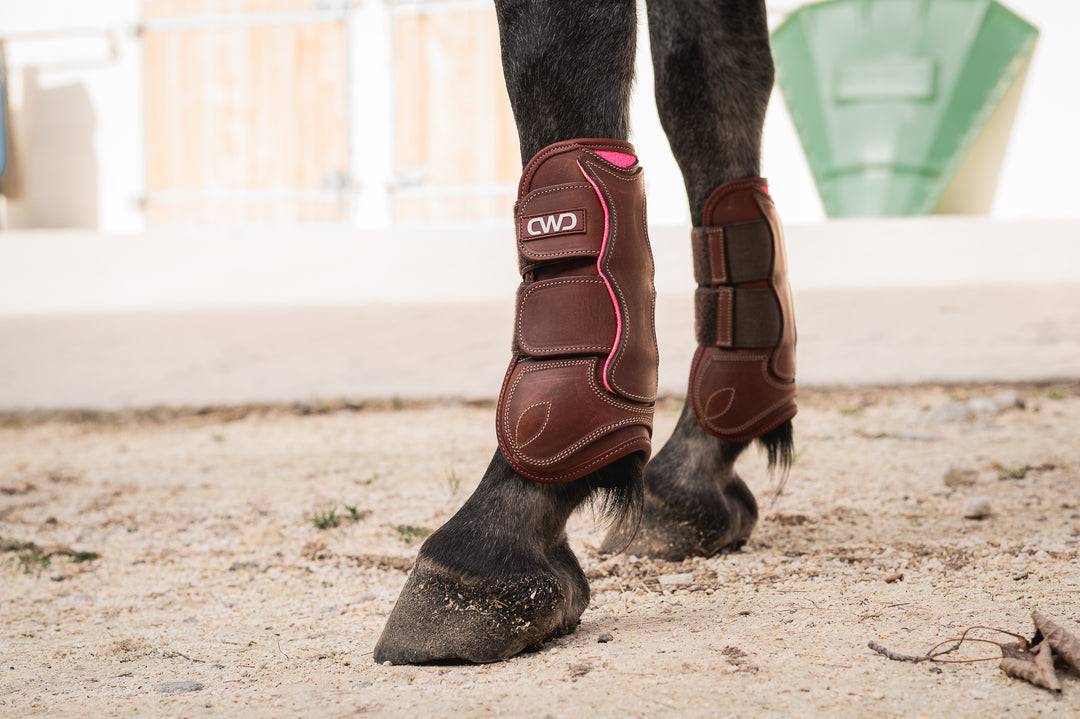 CWD Mademoiselle Velcro Tendon Boots With Calfskin Lining