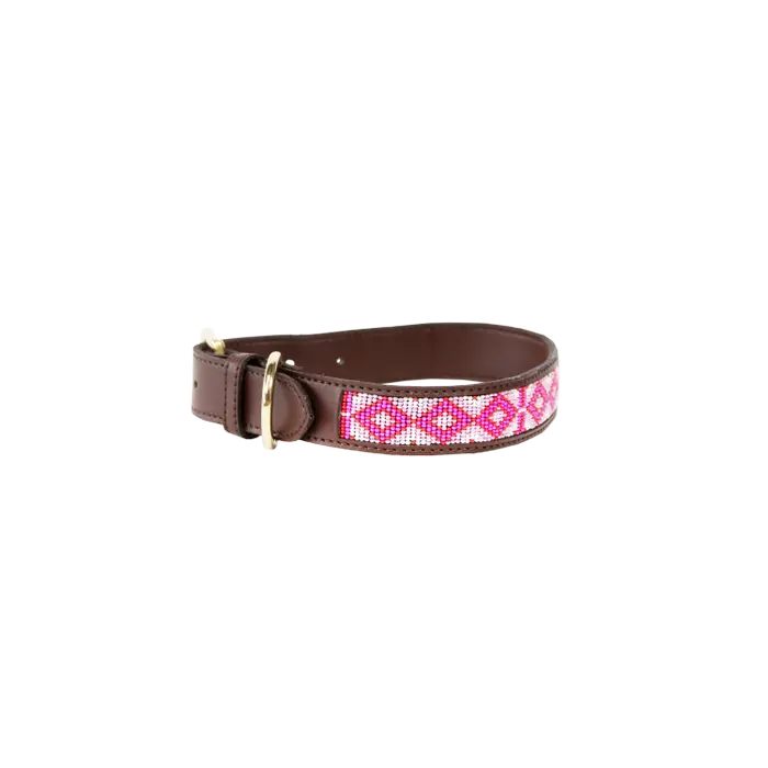 Kentucky Horsewear Dog Collar Handmade Pearls
