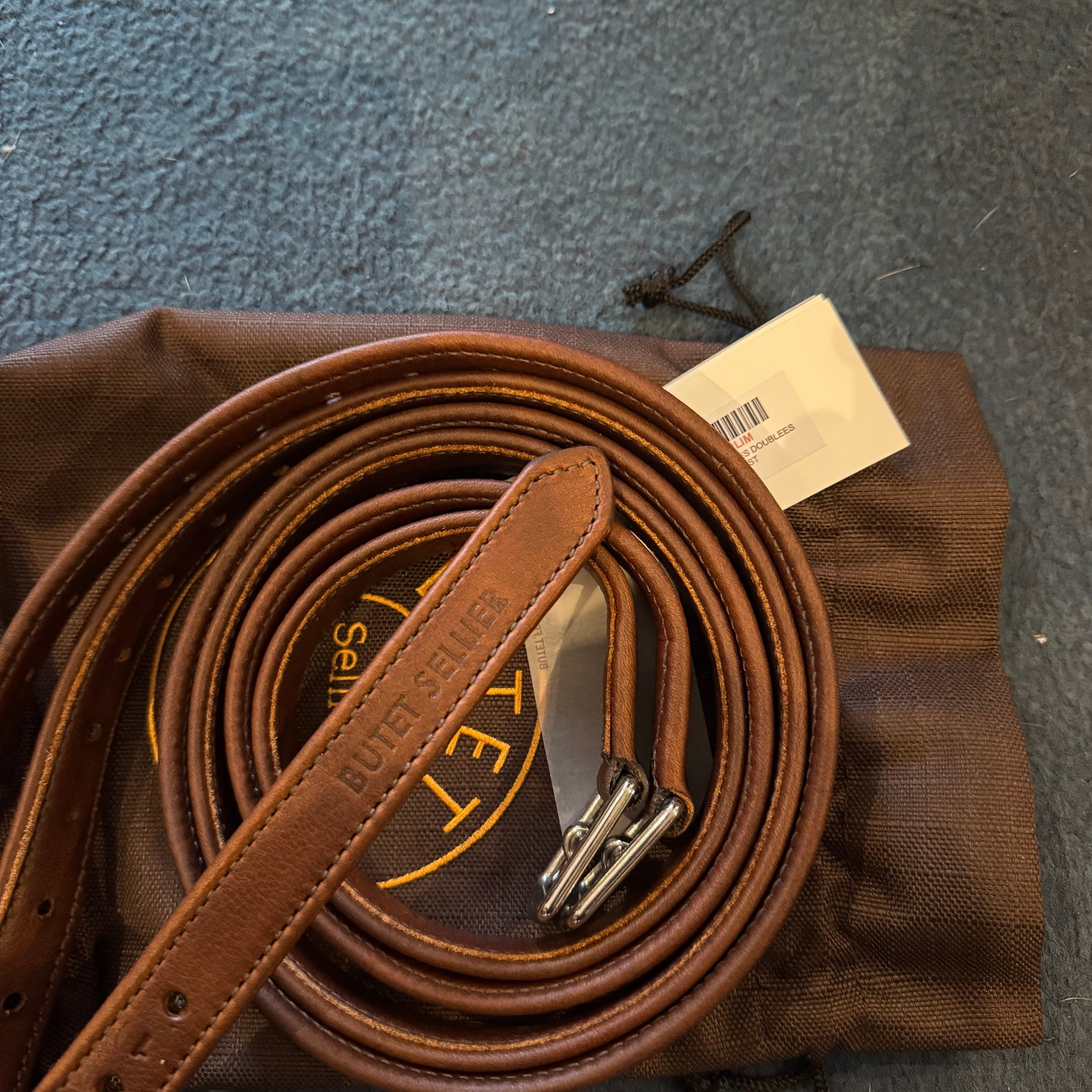 Butet standard lined stirrup leathers (old model)