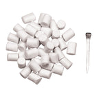 Agrihealth Cotton Stud Sleepers - Pack of 50 (White)