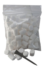 Agrihealth Cotton Stud Sleepers - Pack of 50 (White)