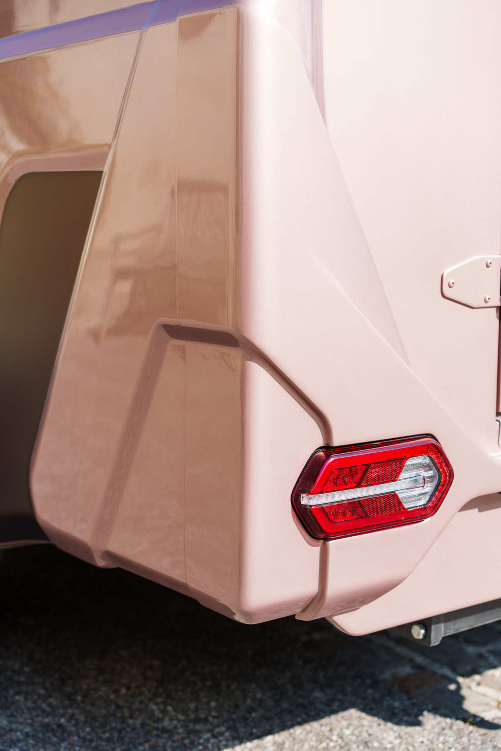 Interior rear detail of a Theault Aero Sprinter horsebox