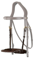 Dyon Leather Covered Rope Noseband
