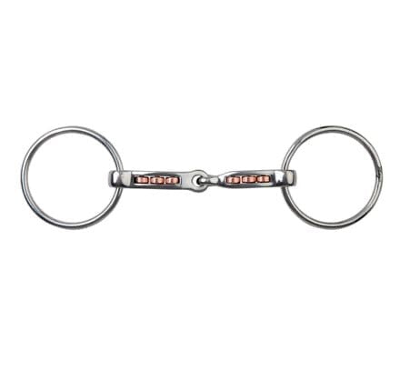 Lami-Cell Ring snaffle rollers magic 15mm