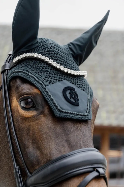 Kentucky Horsewear Fly Veil Wellington 3D Logo Soundless