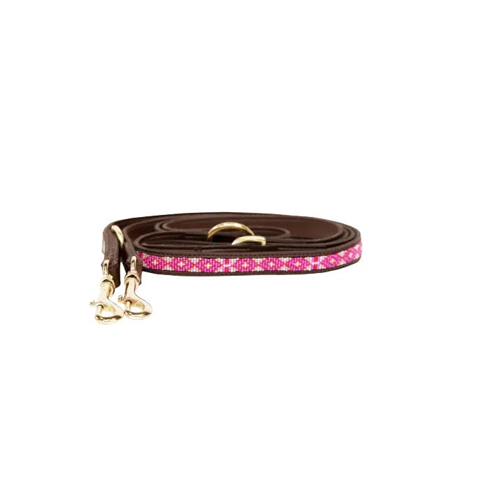 Kentucky Horsewear Dog Lead Handmade Pearls