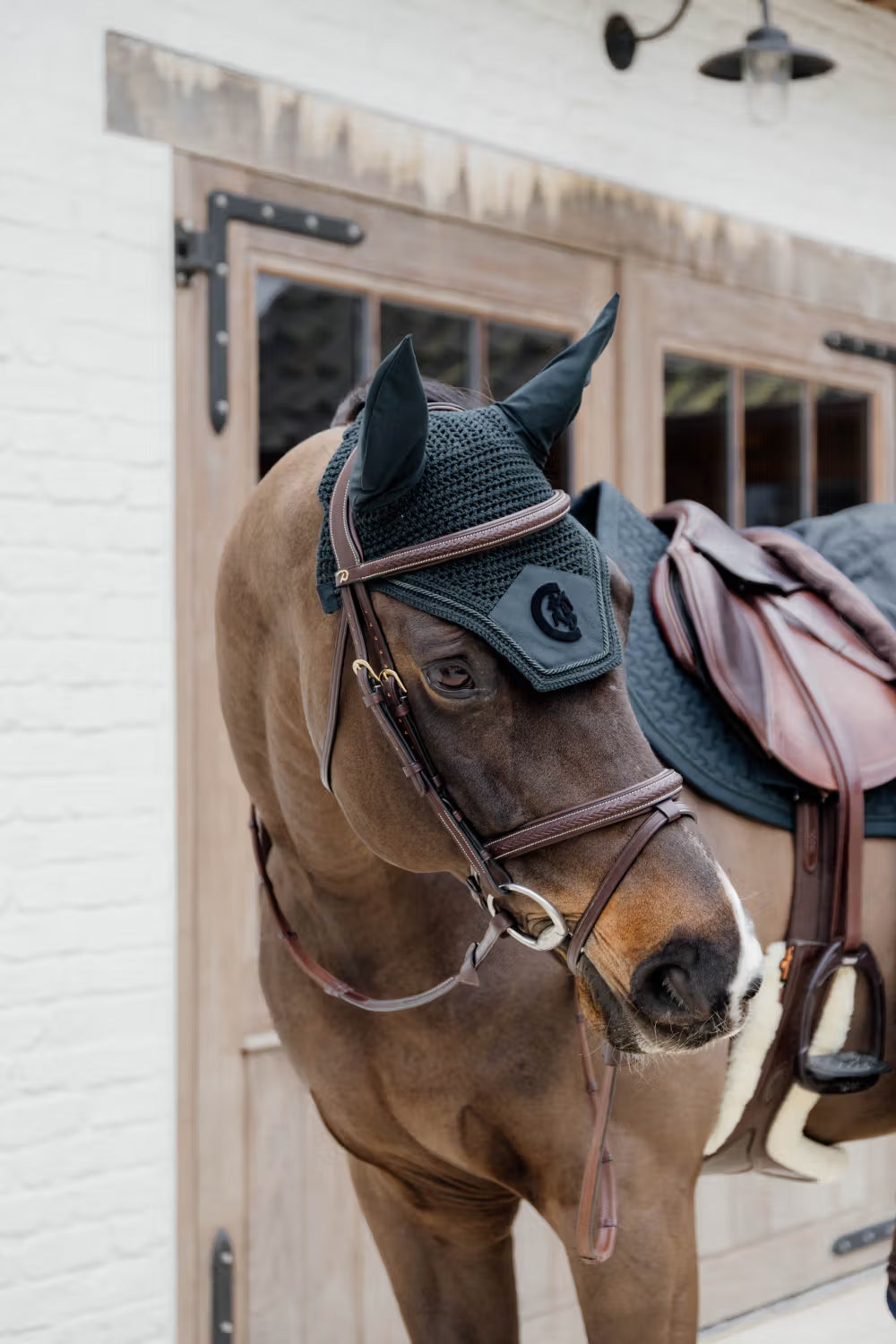Kentucky Horsewear Fly Veil Wellington 3D Logo Soundless