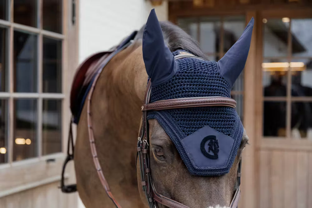 Kentucky Horsewear Fly Veil Wellington 3D Logo Soundless