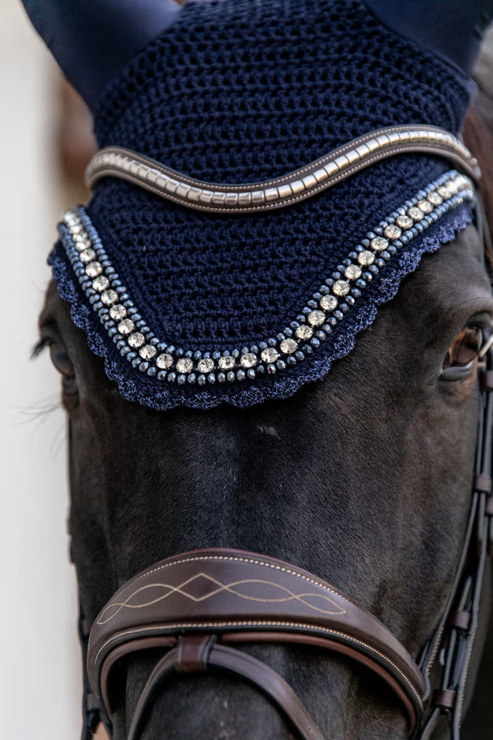 Kentucky Horsewear Fly Veil Wellington Big Stone & Pearl Soundless