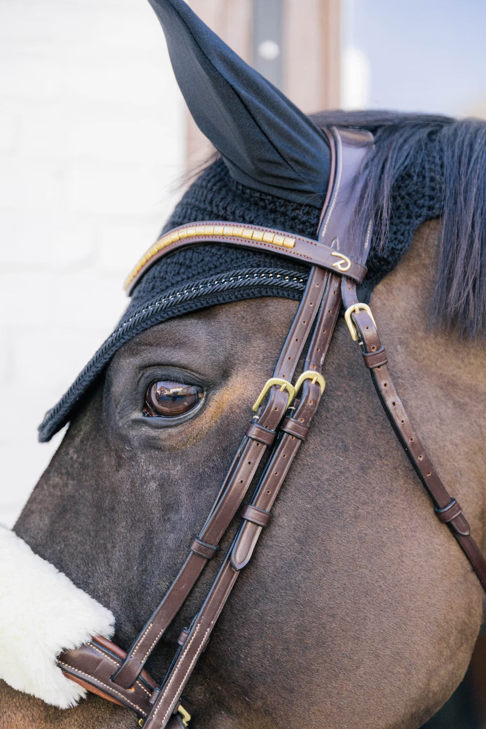 Kentucky Horsewear Fly Veil Wellington Metal Chain Soundless
