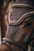 Kentucky Horsewear Fly Veil Wellington Stone & Pearl Soundless
