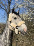 One Equestrian Headcollar with Synthetic Wool