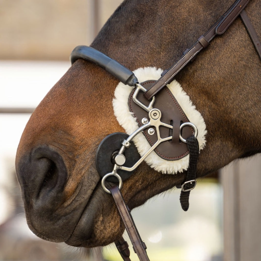 Kentucky Horsewear Hackamore Protection Sheepskin