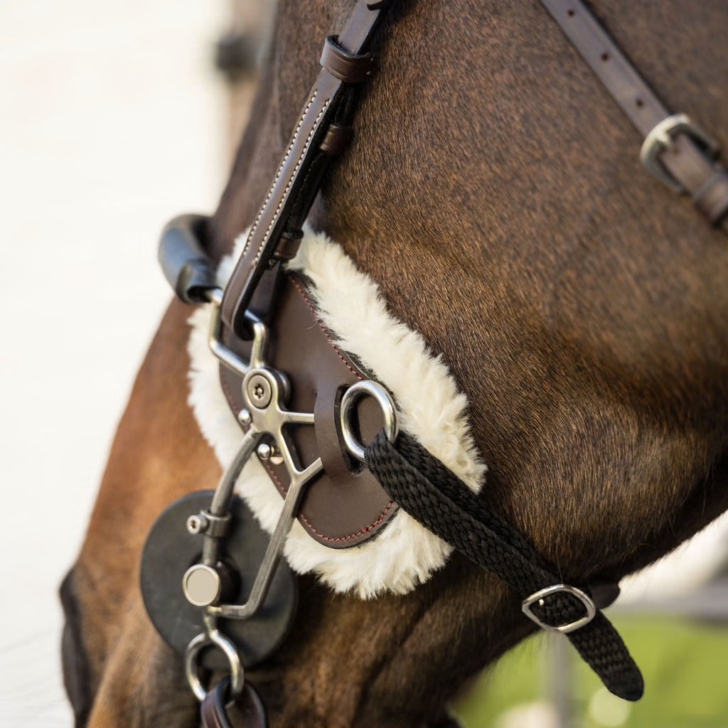 Kentucky Horsewear Hackamore Protection Sheepskin
