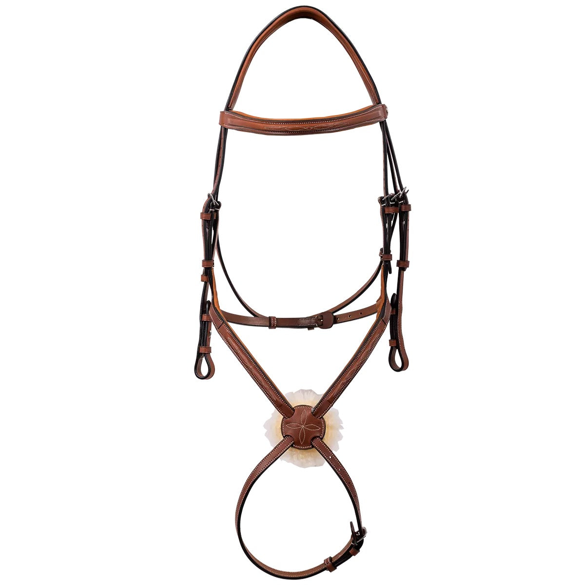 Butet raised figure 8 sports noseband bridle