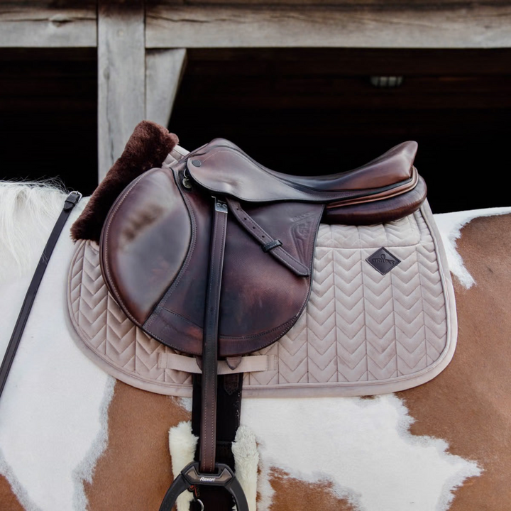 Kentucky Horsewear Skin Friendly Saddle Pad Velvet Jumping
