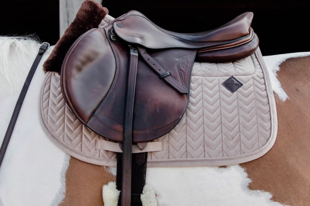 Kentucky Horsewear Skin Friendly Saddle Pad Velvet Jumping