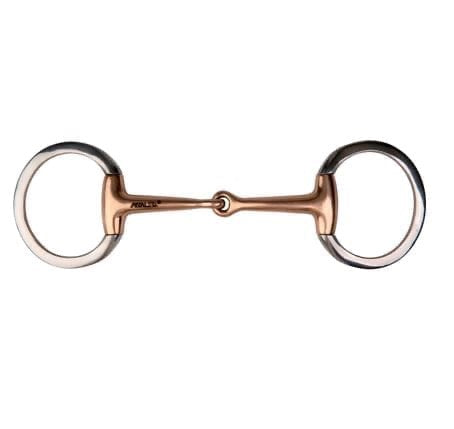 Metalab Eggbutt snaffle copper 14mm