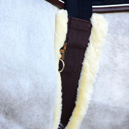 Kentucky Horsewear Sheepskin Girth Brown