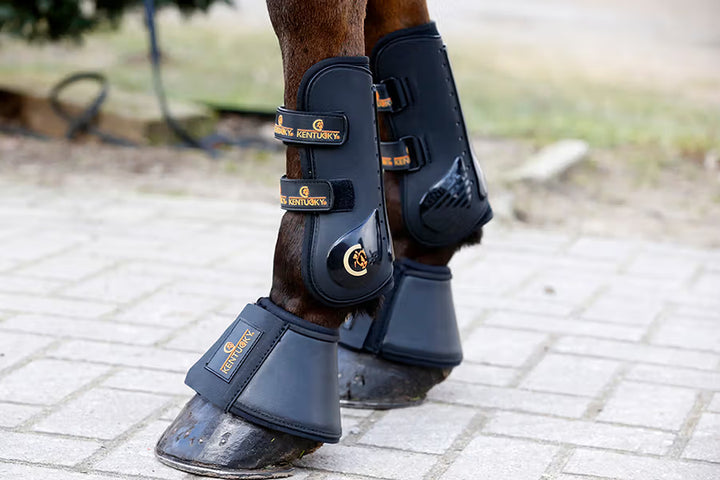 Kentucky Horsewear Leather Overreach Boots